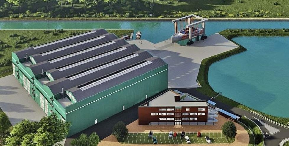 
	Il&nbsp;rendering del nuovo cantiere

