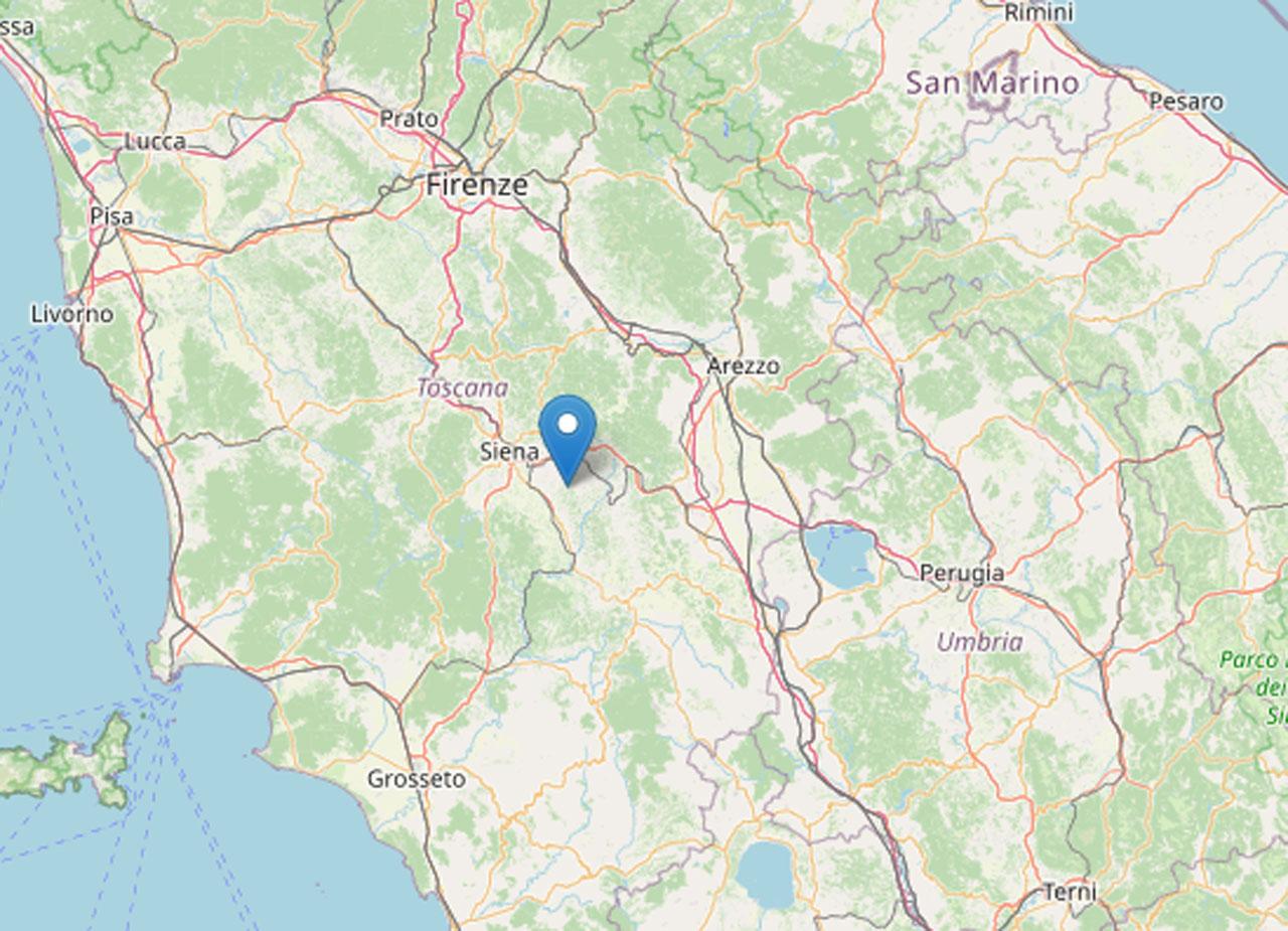 
	L'epicentro del sisma

