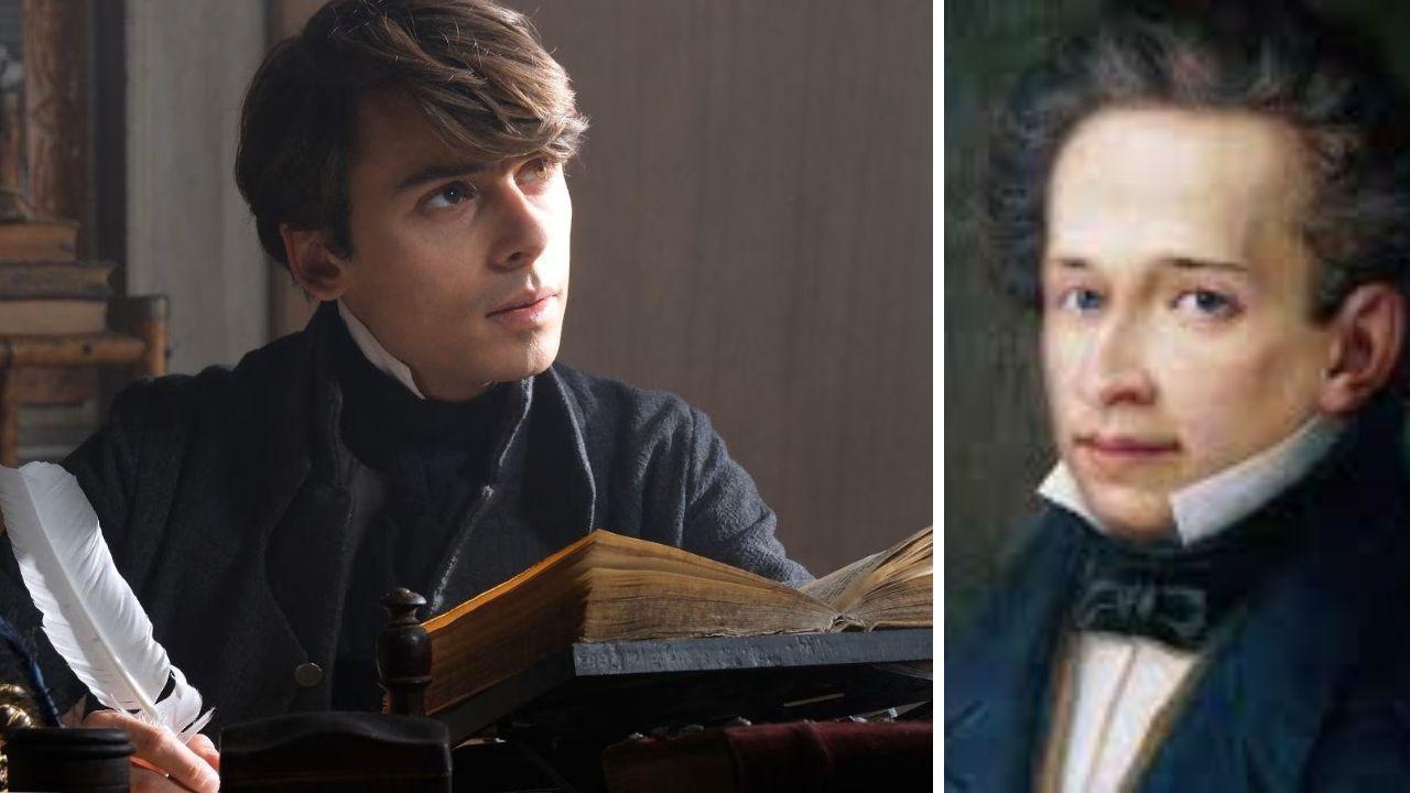 
	Leonardo Maltese nei panni di Giacomo Leopardi nella serie tv &ldquo;Leopardi-Il poeta dell&rsquo;infinito&rdquo; e&nbsp;un ritratto storico&nbsp;

