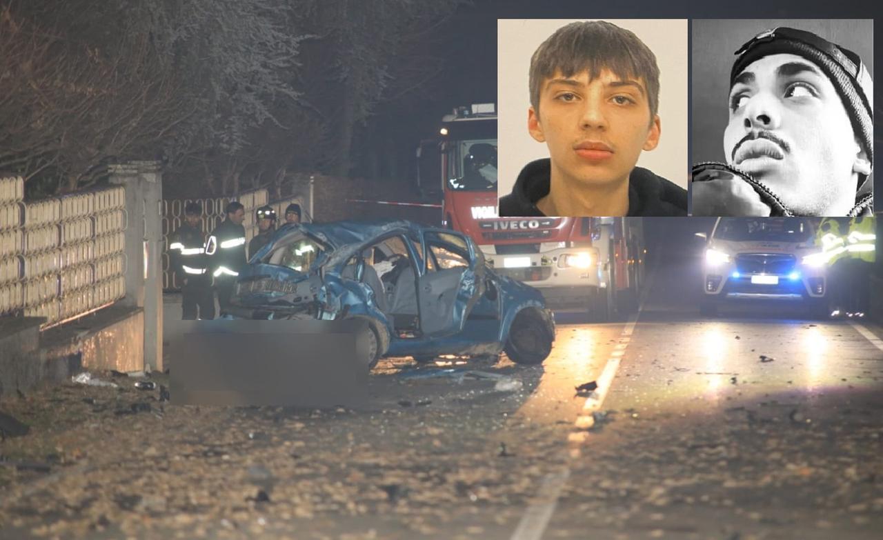 Auto con cinque giovani si schianta: due morti e tre feriti a Vignola