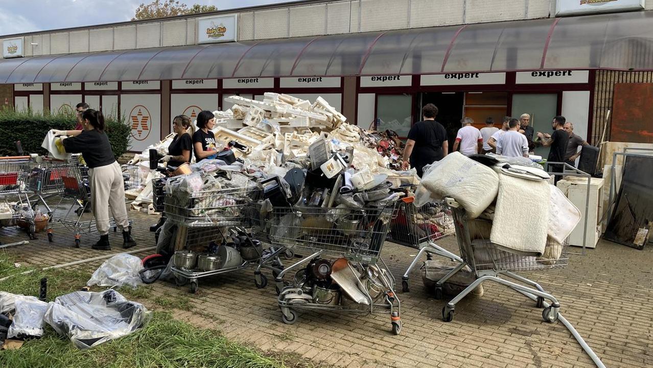 L'alluvione a Cecina dello scorso ottobre