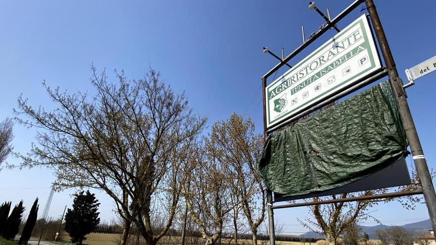 L’ingresso della tenuta Isabella