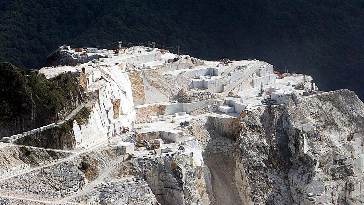 Uno scorcio di una cava (foto d'archivio)