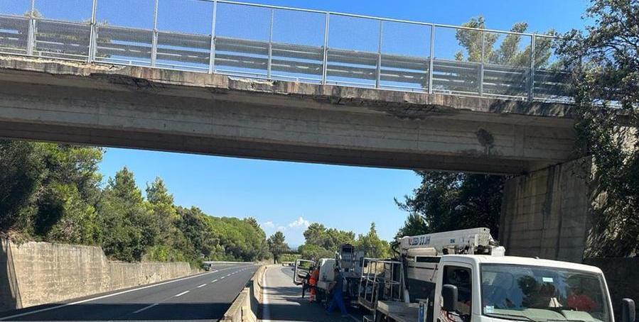 
	Il viadotto &ldquo;Arancio&rdquo; lungo la Statale 1 Aurelia (fra Castiglioncello e Chioma)

