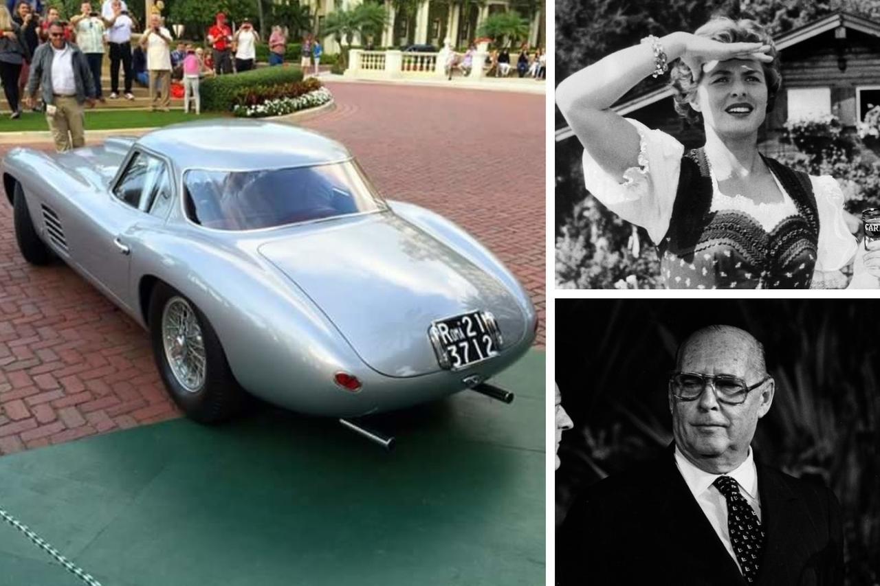 
	La Ferrari 375 MM, Ingrid Bergman e Rossellini

