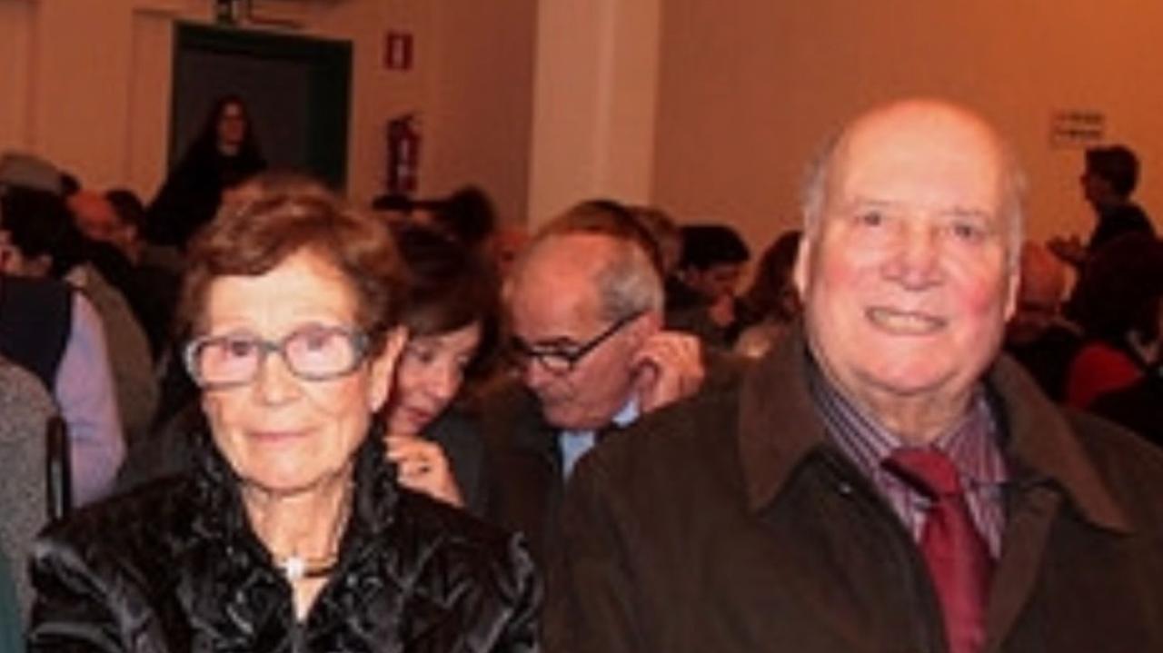 Tatiana Giorgetti in una foto insieme al marito Oscar Cafferata, scomparso nel 2018