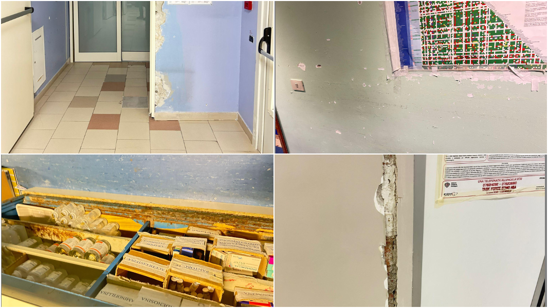 Aou di Sassari, terapia intensiva cade a pezzi: «Pazienti a rischio»