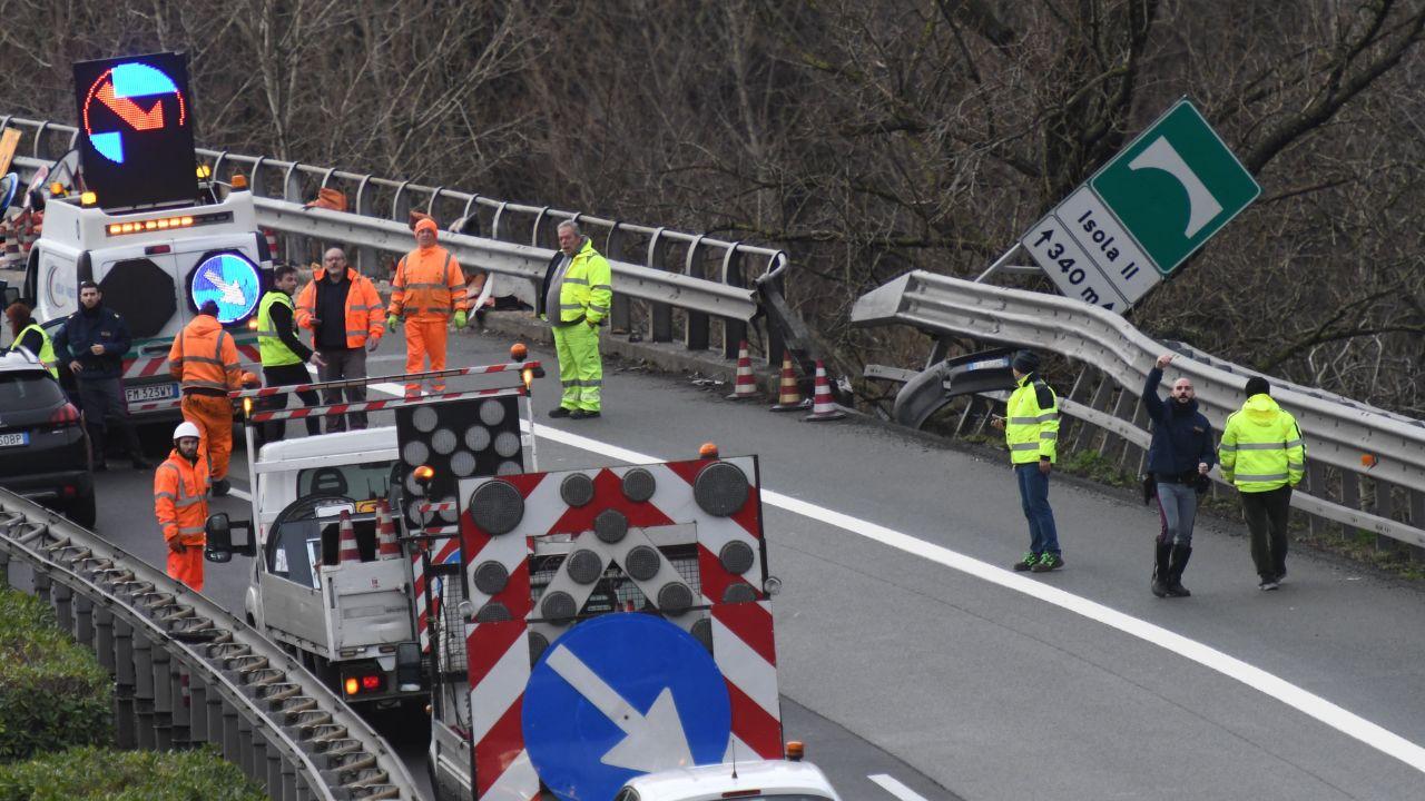 
	Il punto dell'incidente mortale (foto Claudio Cuffaro)

