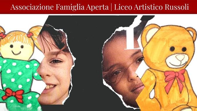 Collage e disegni per l’affido familiare
