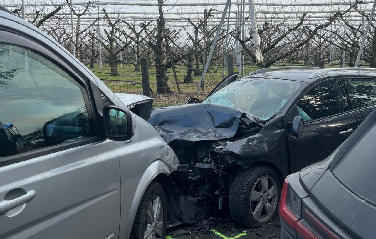
	Le auto coinvolte nell'incidente a Spilamberto

