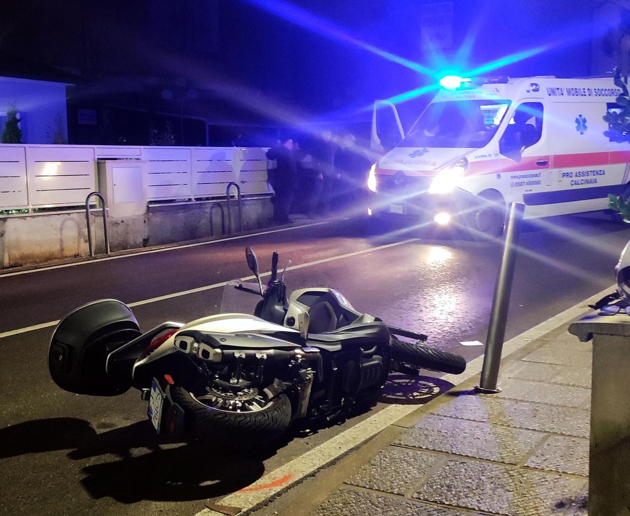 
	Il punto dell'incidente (foto Stick)

