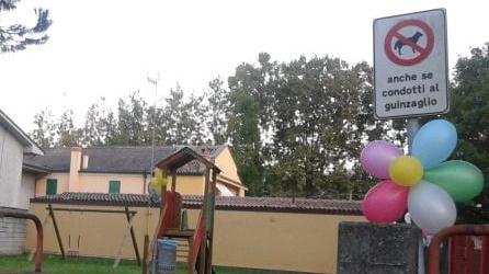 Il parco inaugurato dai ladri