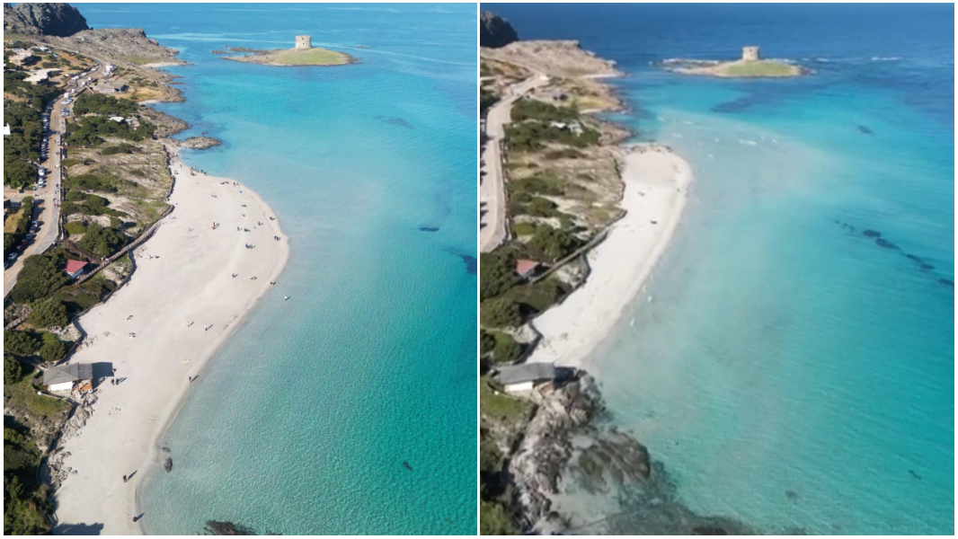 Stintino, il maestrale e il grecale in un mese cancellano metà della Pelosa