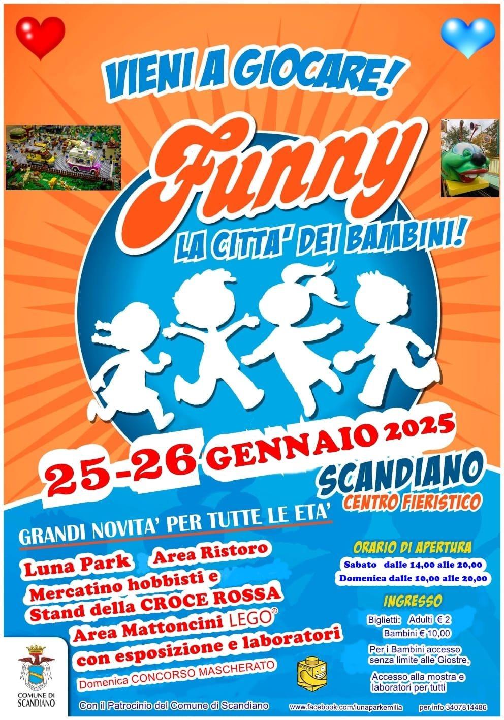 Scandiano, alle fiere c’è “Funny, la città dei bambini”
