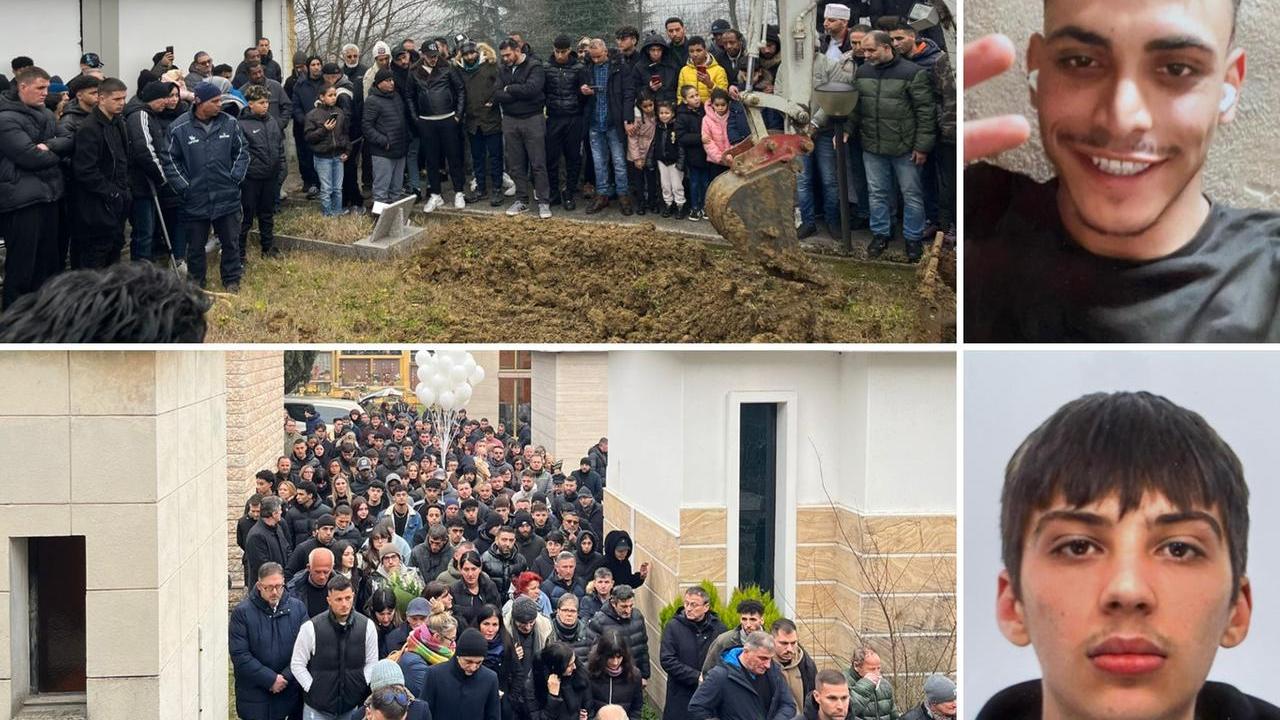 Folla commossa per l’addio a Idris e Rida: «Avevate una vita davanti a voi»