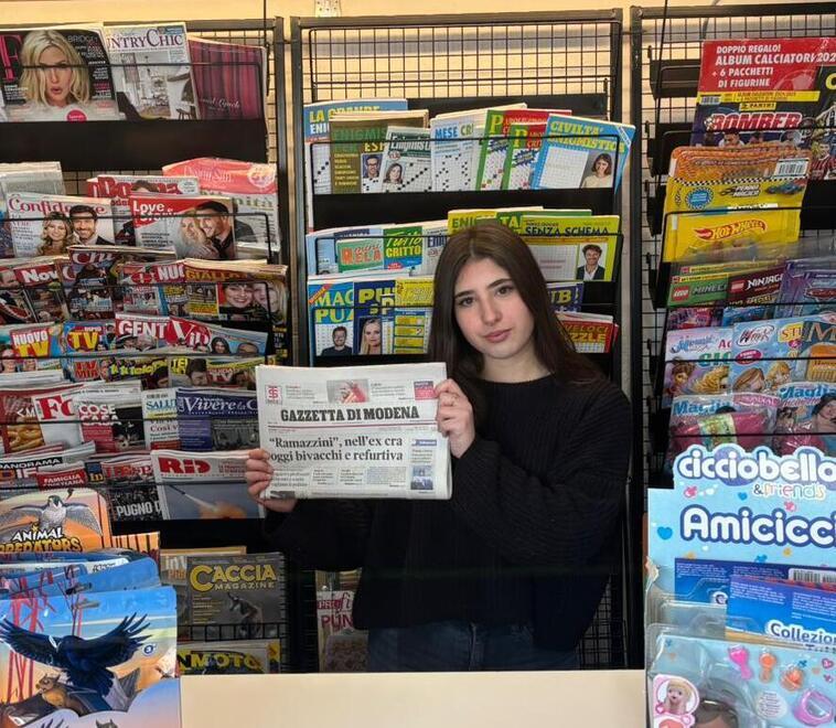 
	Giulia Piras in edicola a Farneta

