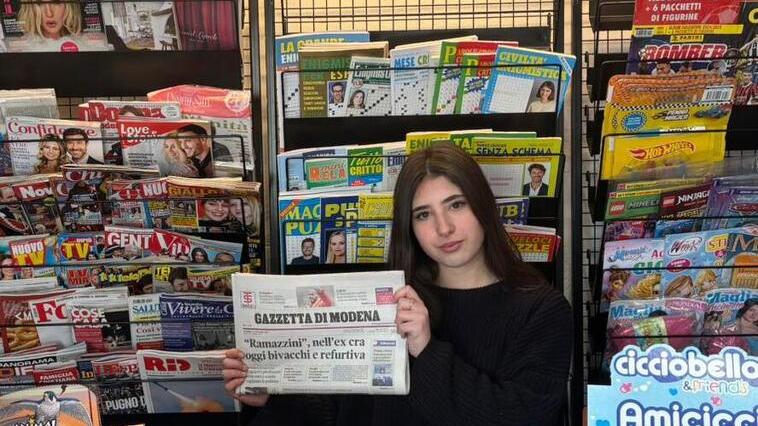 Giulia Piras in edicola a Farneta