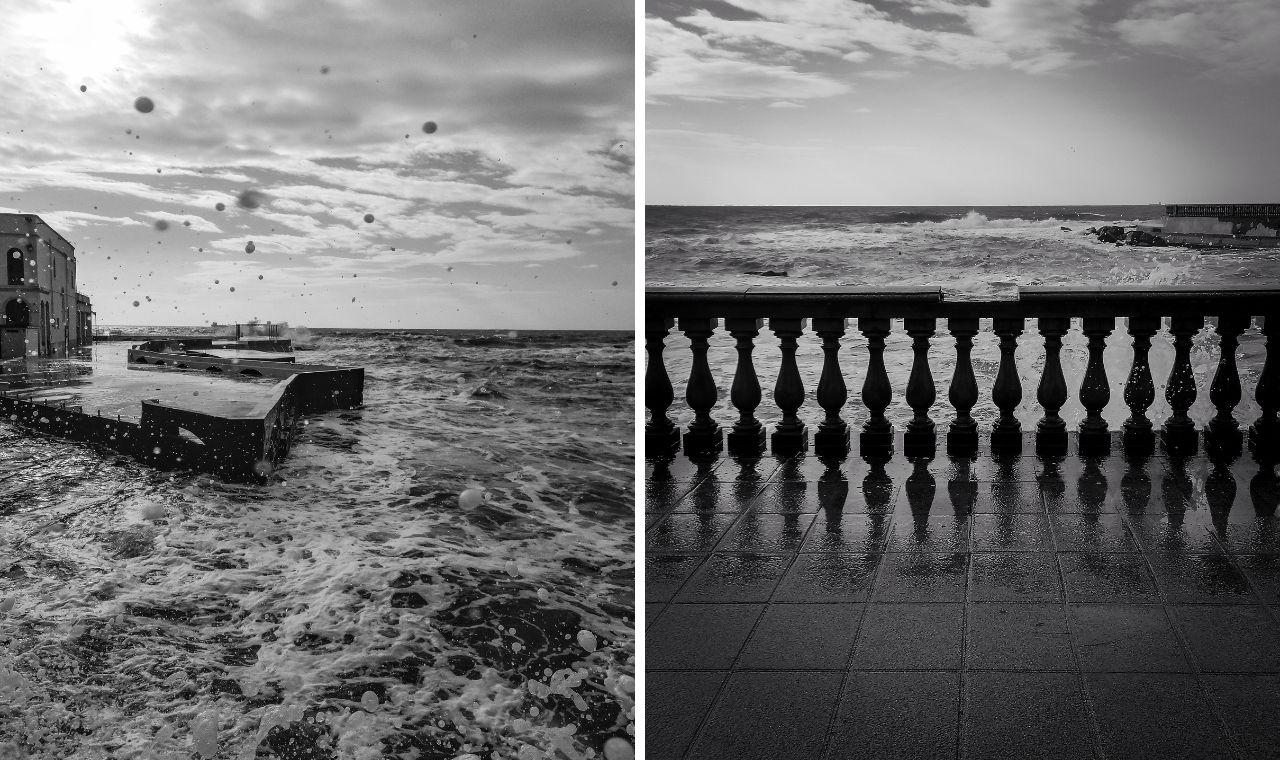 Mareggiata-bellezza. A Livorno si può. Grazie a Riccardo Marchionni