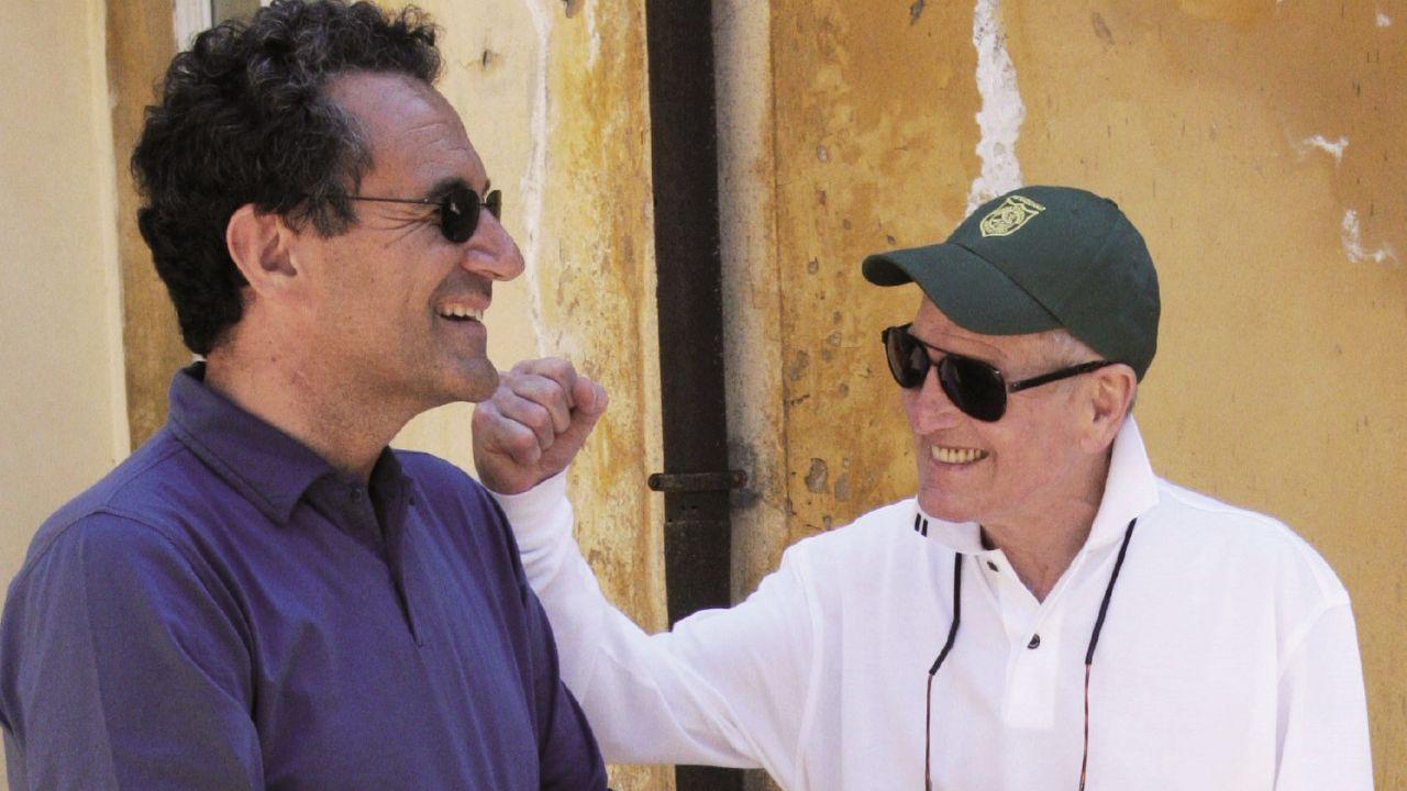 Vincenzo Manes, ideatore e presidente della Fondazione Dynamo Camp, e Paul Newman