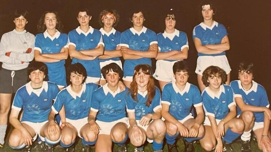 La squadra de Il Cardo in una foto del 1982