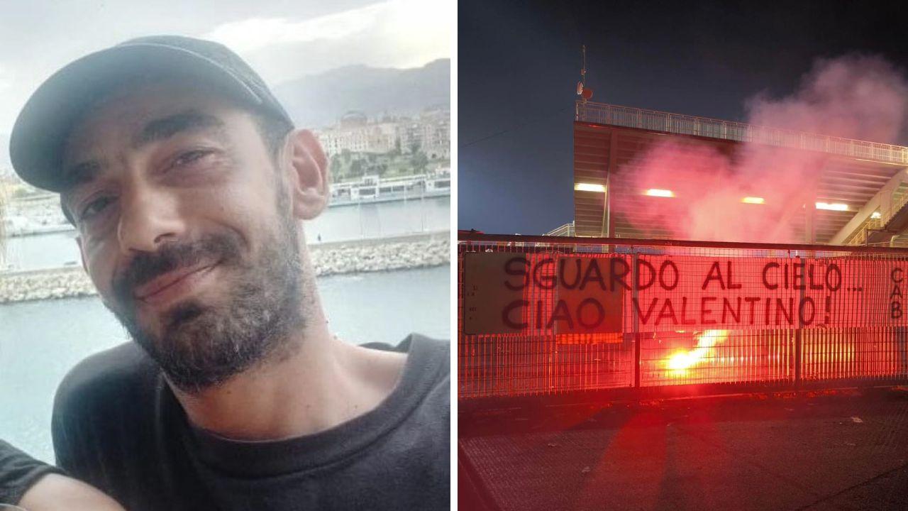 
	Valentino Delfino, morto nell'incidente sull'A15 e lo striscione degli ultras della Massese allo stadio

