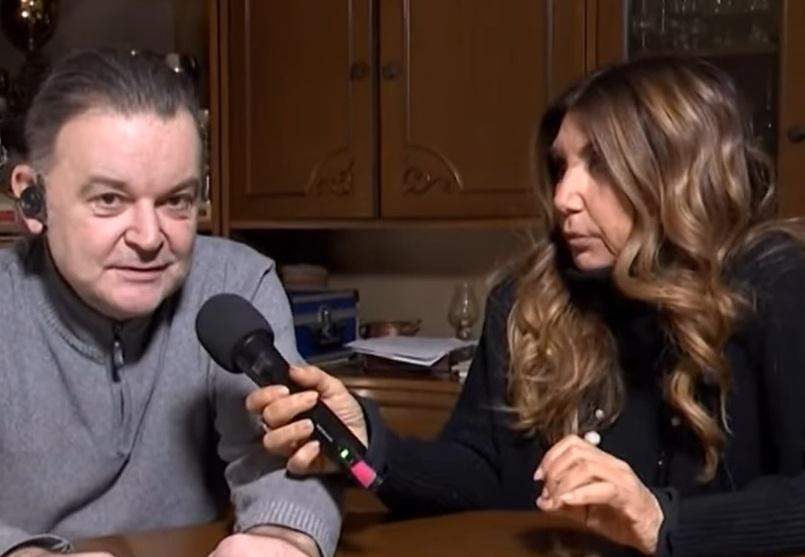 
	Francesco Vagina mentre racconta la sua storia su Rai 1

