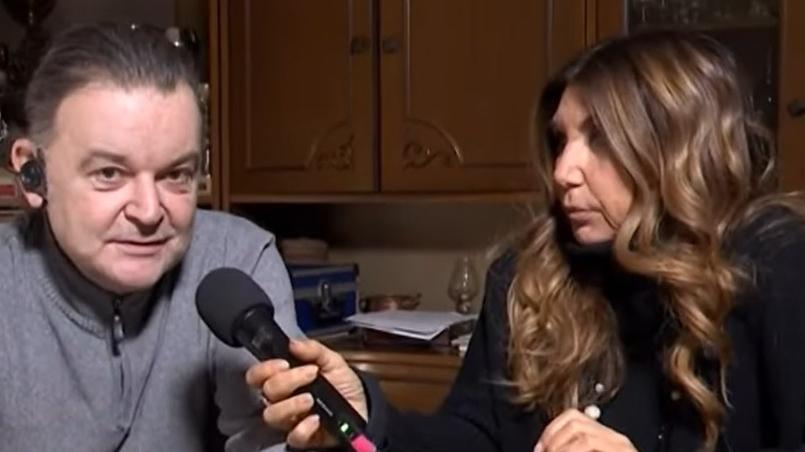 Francesco Vagina mentre racconta la sua storia su Rai 1