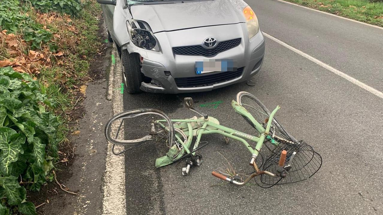 La bici della vittima