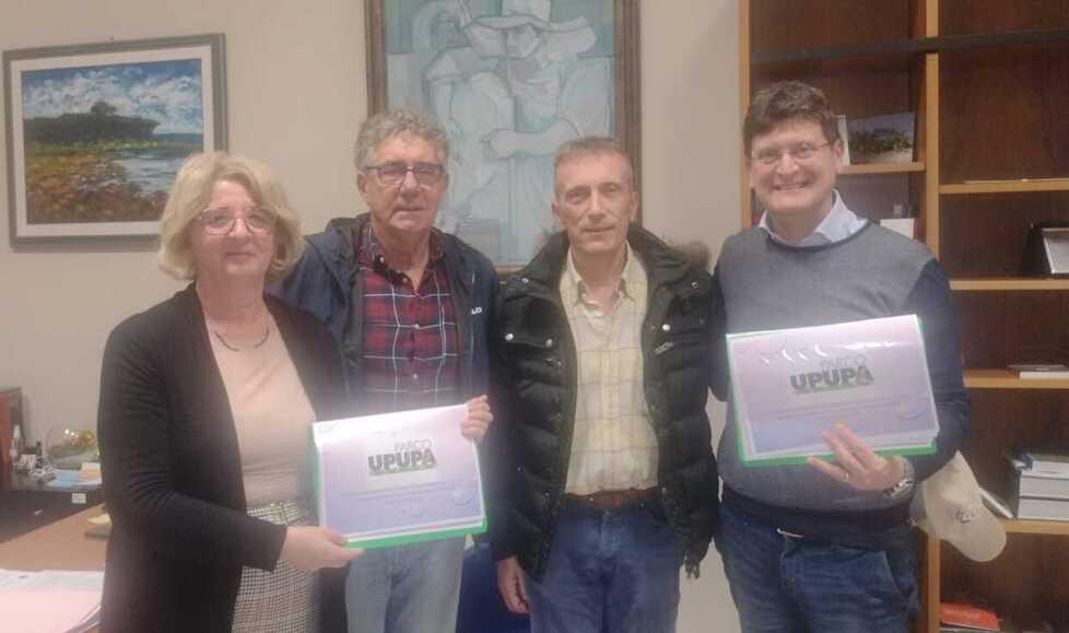 
	La sindaca Lia Burgalassi, da Renato Michelotti e Gianfranco Valori

