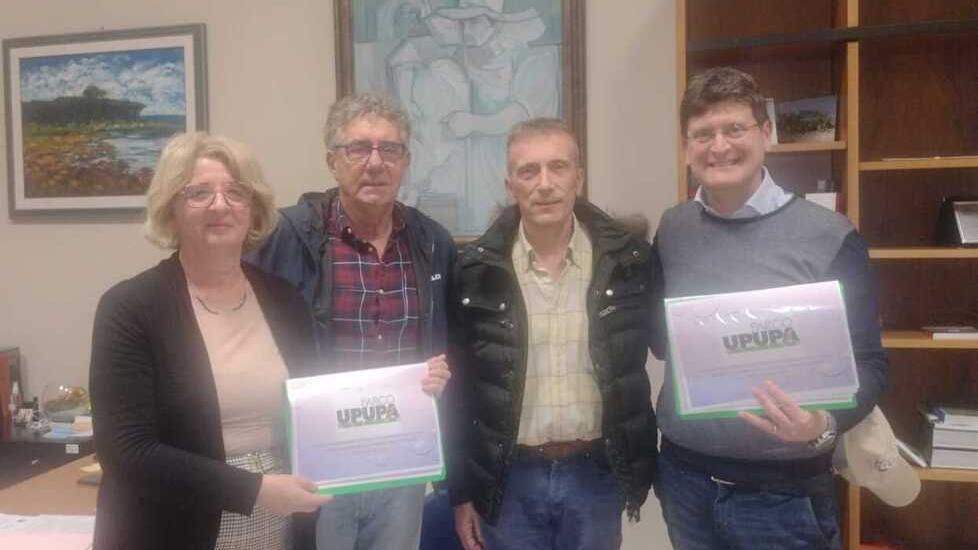 La sindaca Lia Burgalassi, da Renato Michelotti e Gianfranco Valori