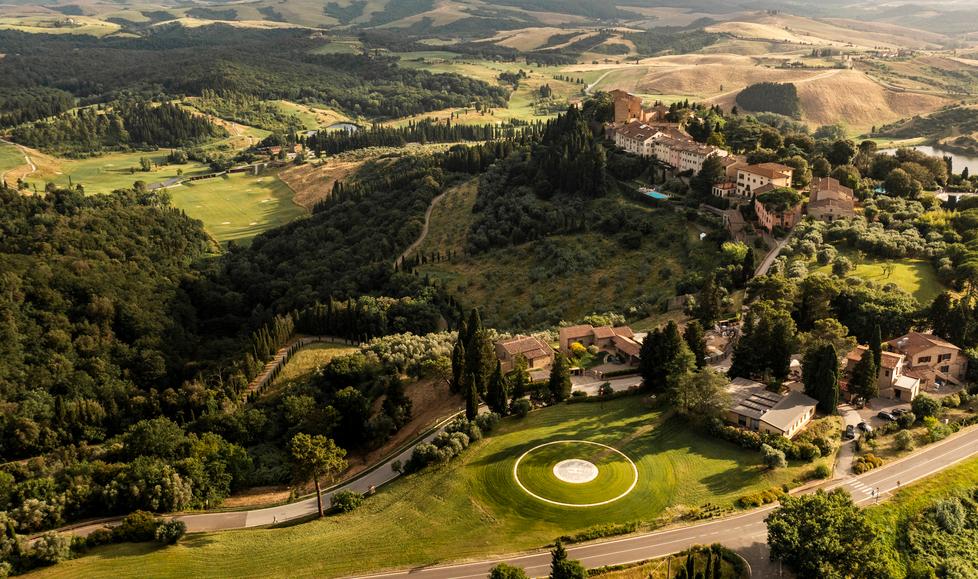 
	L'area del resort di Castelfalfi

