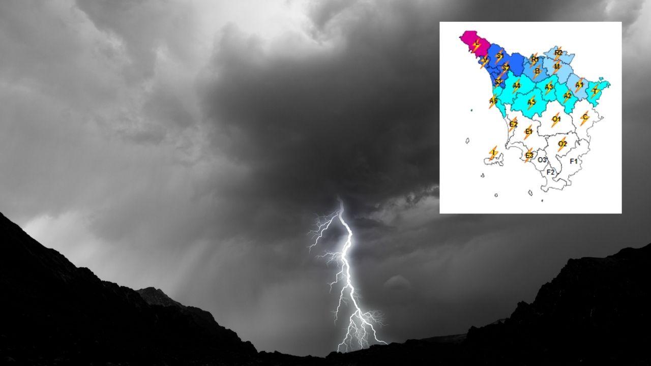 Maltempo in Toscana, situazione in peggioramento: in arrivo forti temporali