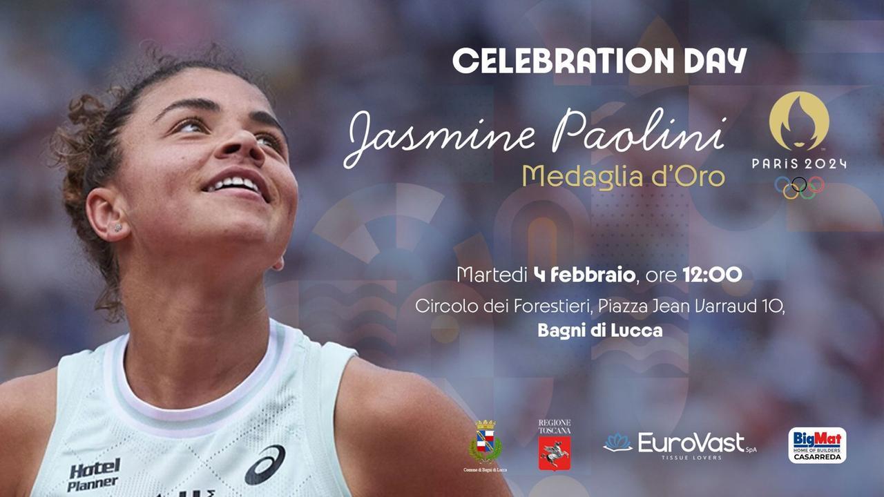 Bagni di Lucca, il “Celebration Day” per Jasmine Paolini