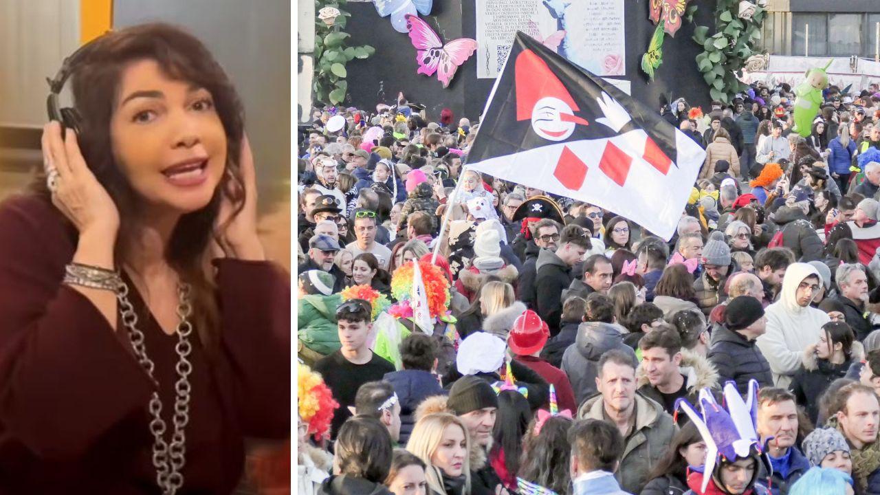 Cristina D'Avena nel video della canzone ufficiale del Carnevale di Viareggio e una delle sfilate dell'evento