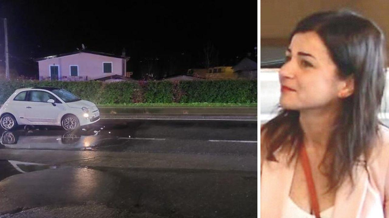 
	Annalisa Bani e l'auto che l'ha travolta

