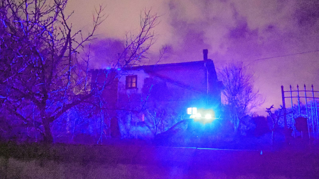 
	Il luogo dell'esplosione (foto Stick)

