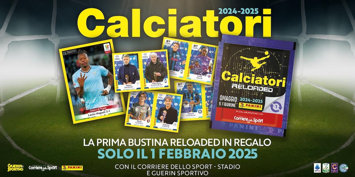 Calciatori Panini, sabato 5 figurine esclusive con la Gazzetta di Modena