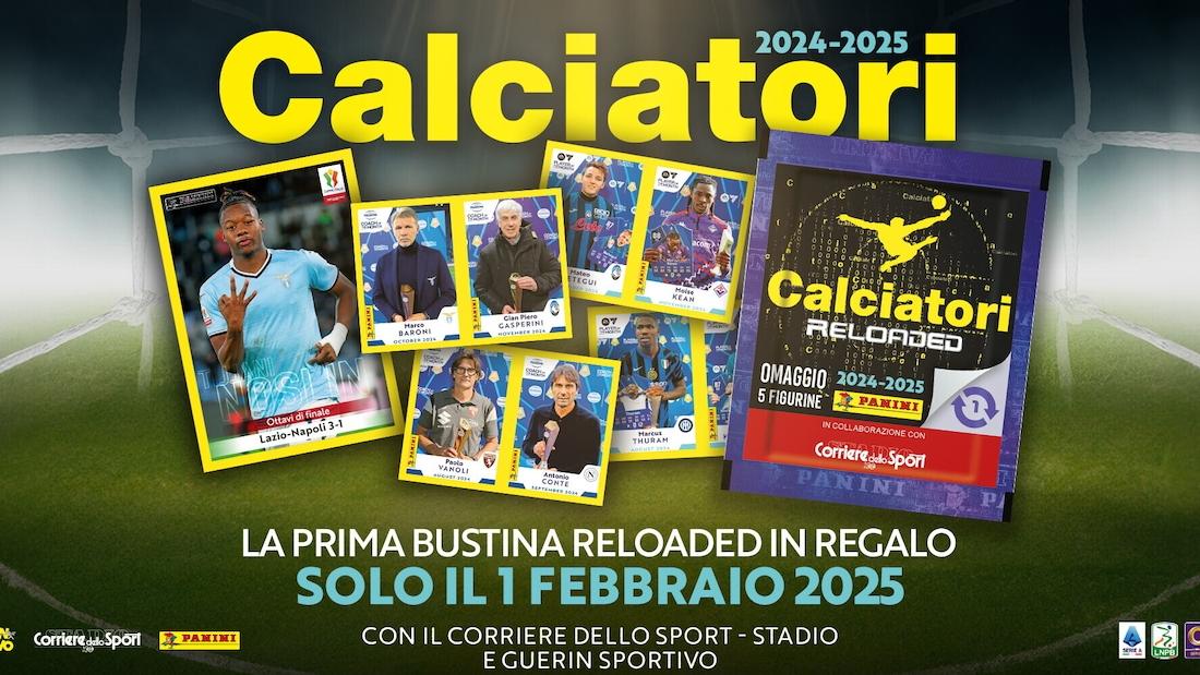 Calciatori Panini, sabato 5 figurine esclusive con la Gazzetta di Modena