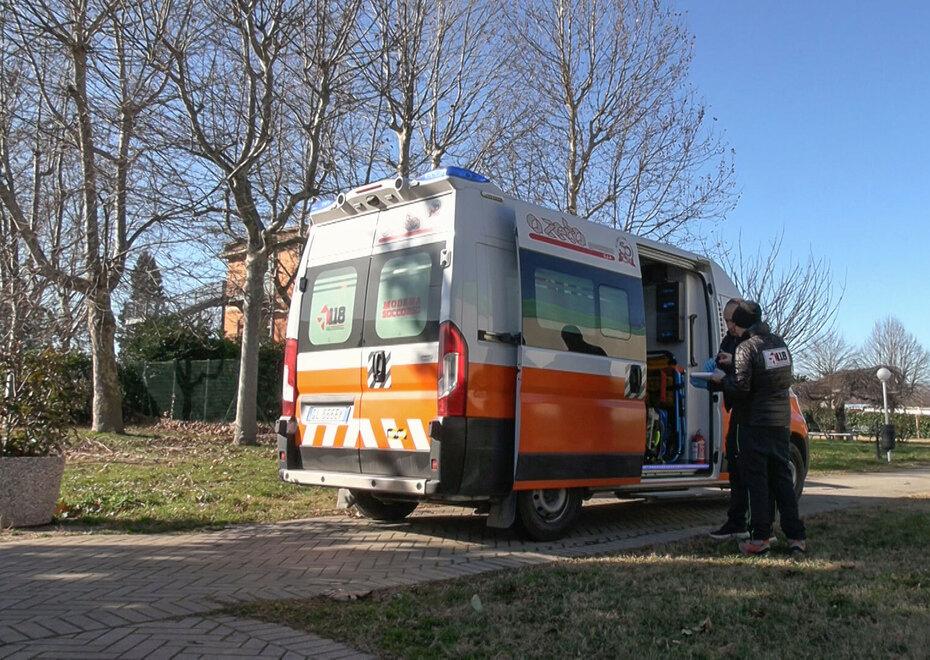 
	L'ambulanza del 118 a C&agrave; Marta

