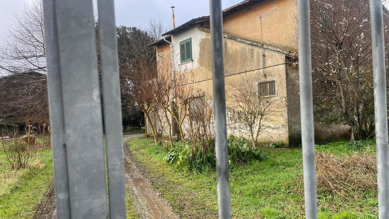 La casa dove i ladri hanno tentato di aprire la cassaforte