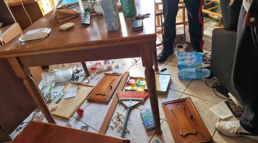 
	La casa della vittima (foto Falorni / Silvi)

