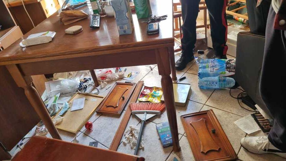 La casa della vittima (foto Falorni / Silvi)