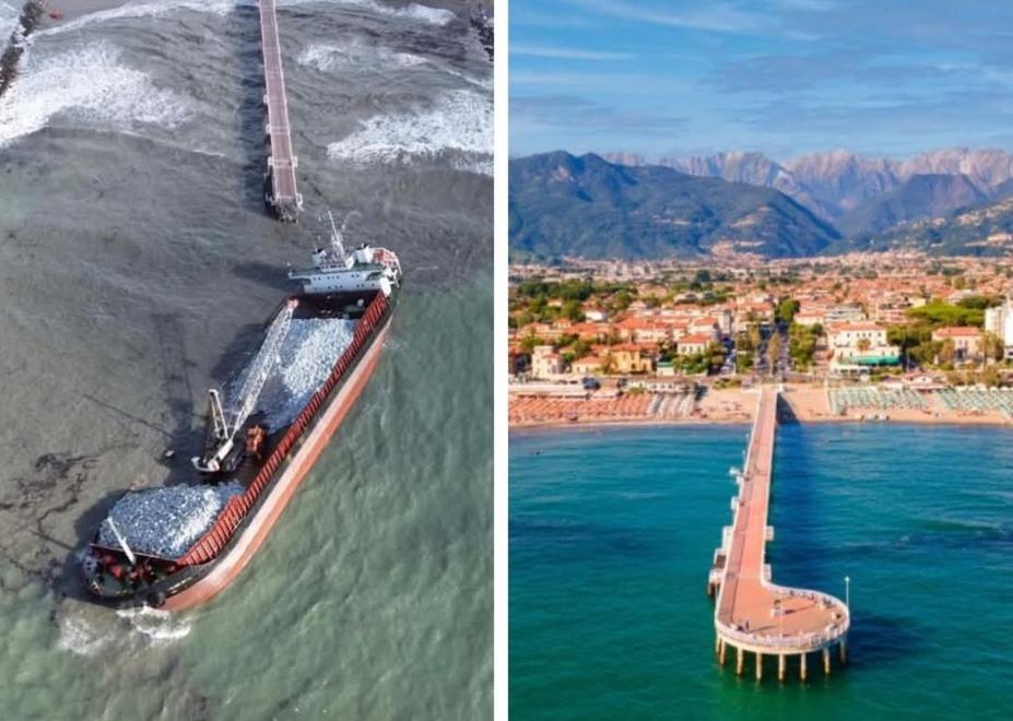 
	La nave e com'era il pontile

