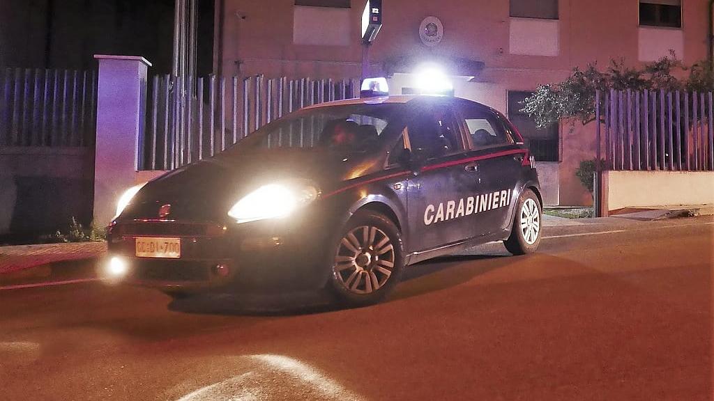 Una pattuglia dei carabinieri di Siniscola