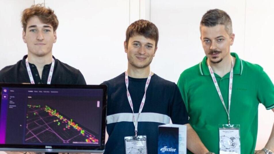 Gianmarco Tuccini, Goffredo Guidi e Niccolò Caselli, ideatori di Aeffective