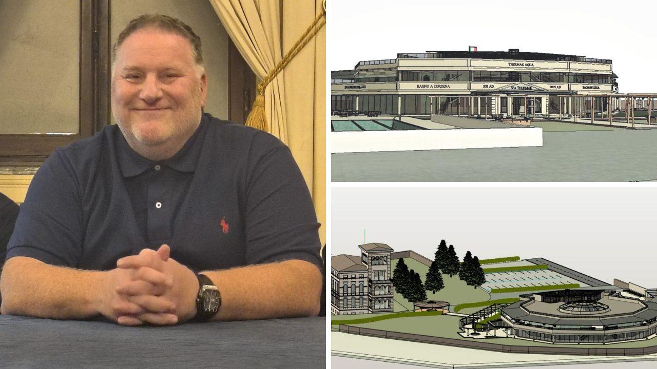 
	Sean Connelly,&nbsp;neo proprietario di Villa Fiori e&nbsp;i rendering iniziali della futura trasformazione

