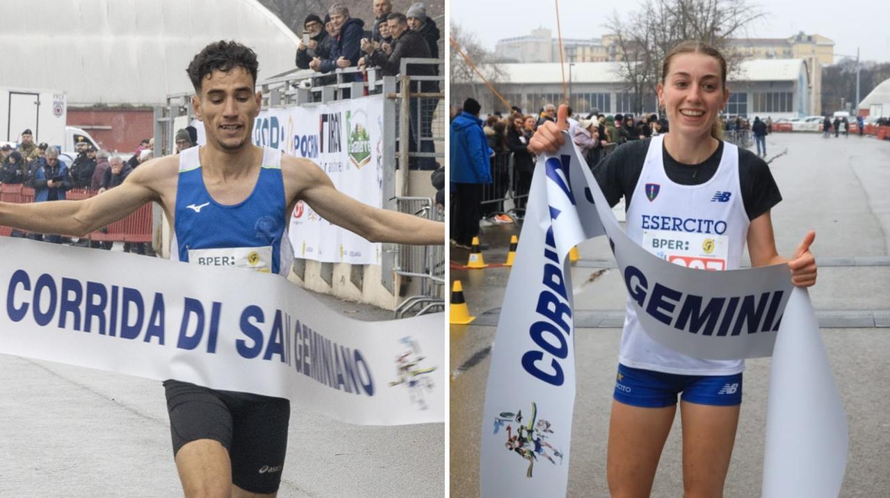 I vincitori Abdellah Latam e Elisa Palmero