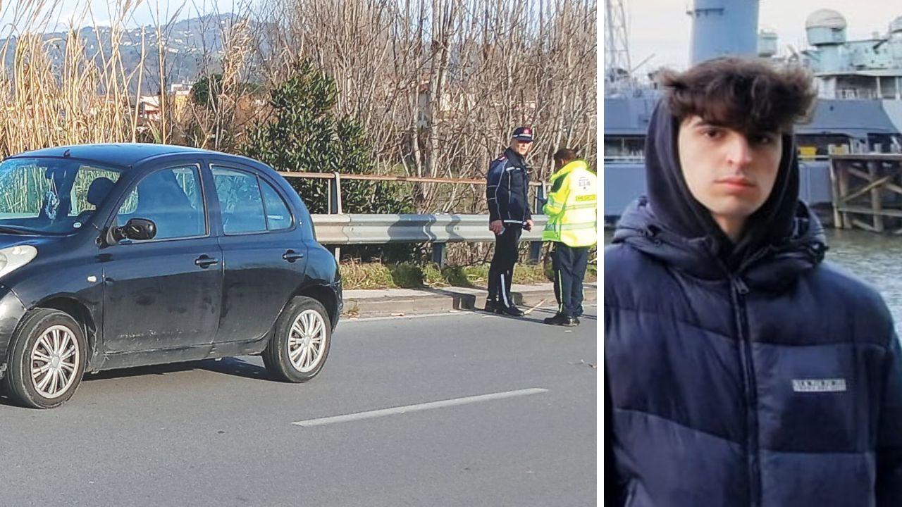 Il 21enne e i rilievi della municipale