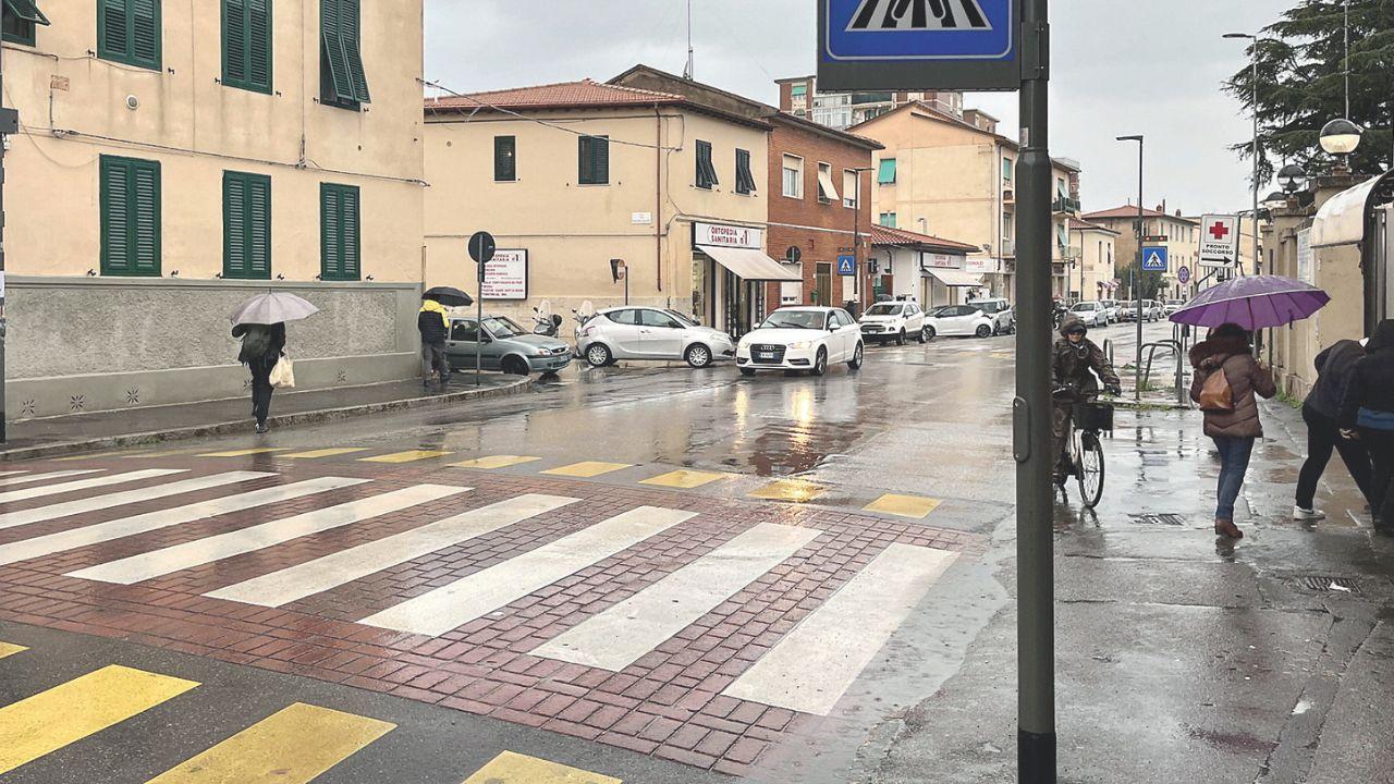 Il luogo in cui si è verificato l'incidente (Foto Franco Silvi)