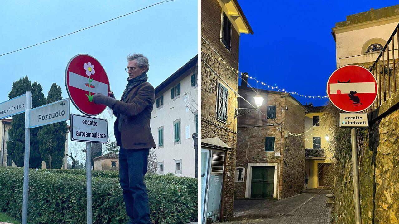 Clet Abraham a Terricciola 